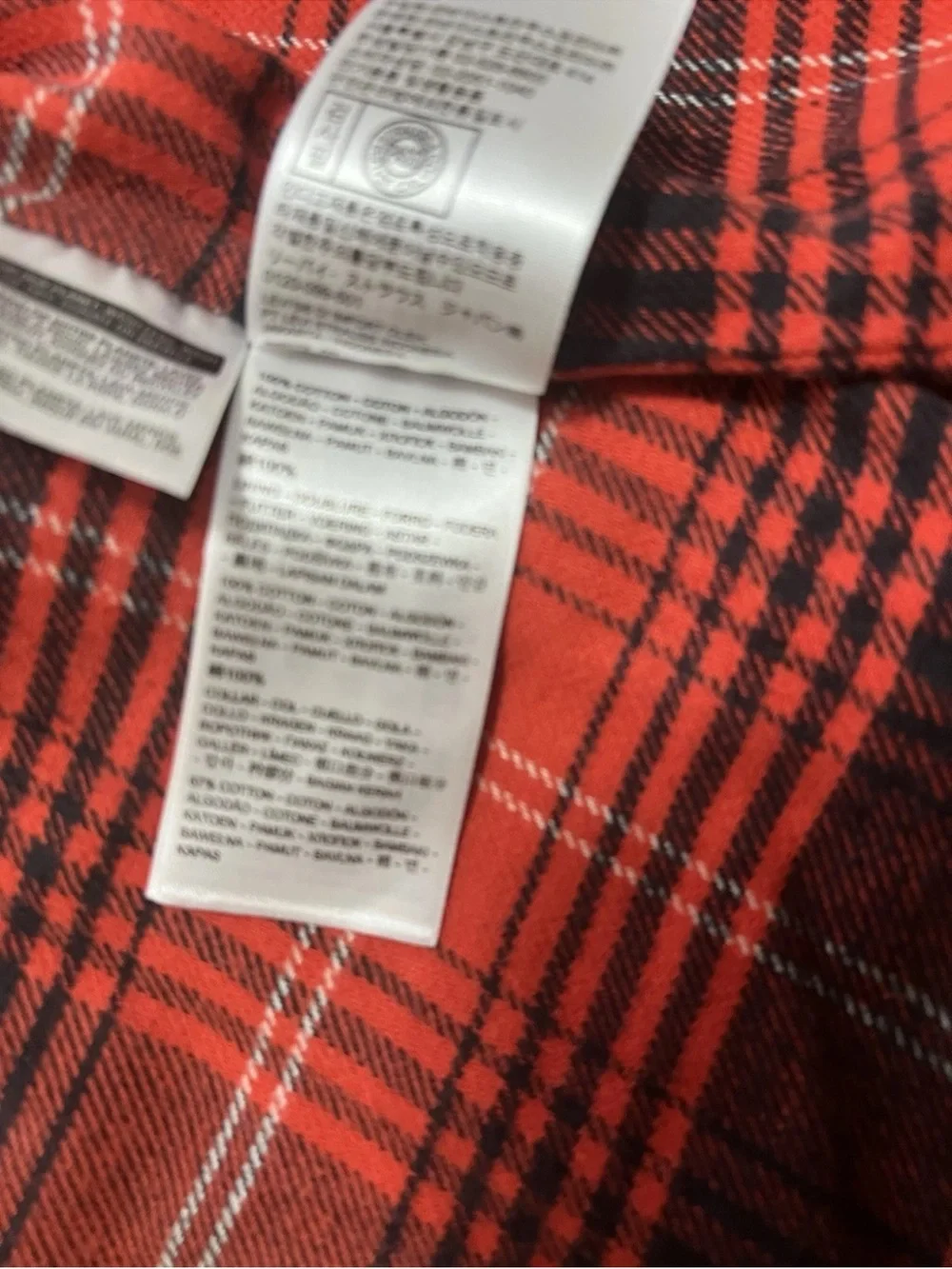 Levi’s NWT Flannel Lined Canvas Trucker Jacket M Grey Corduroy Collar 72890-001